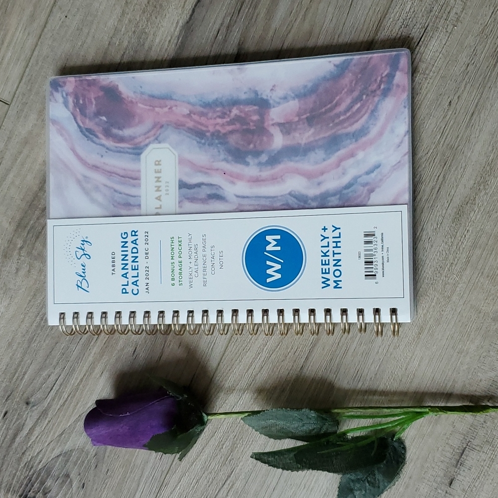 Blue Sky Tabbed Planning Calendar